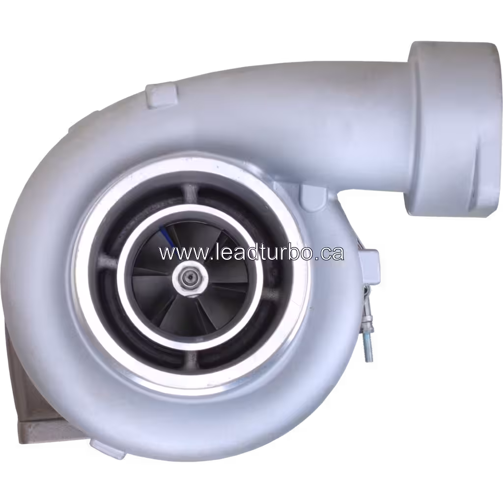 Vue avant du turbocompresseur 706347-0006 GT5008B montrant la roue de compresseur