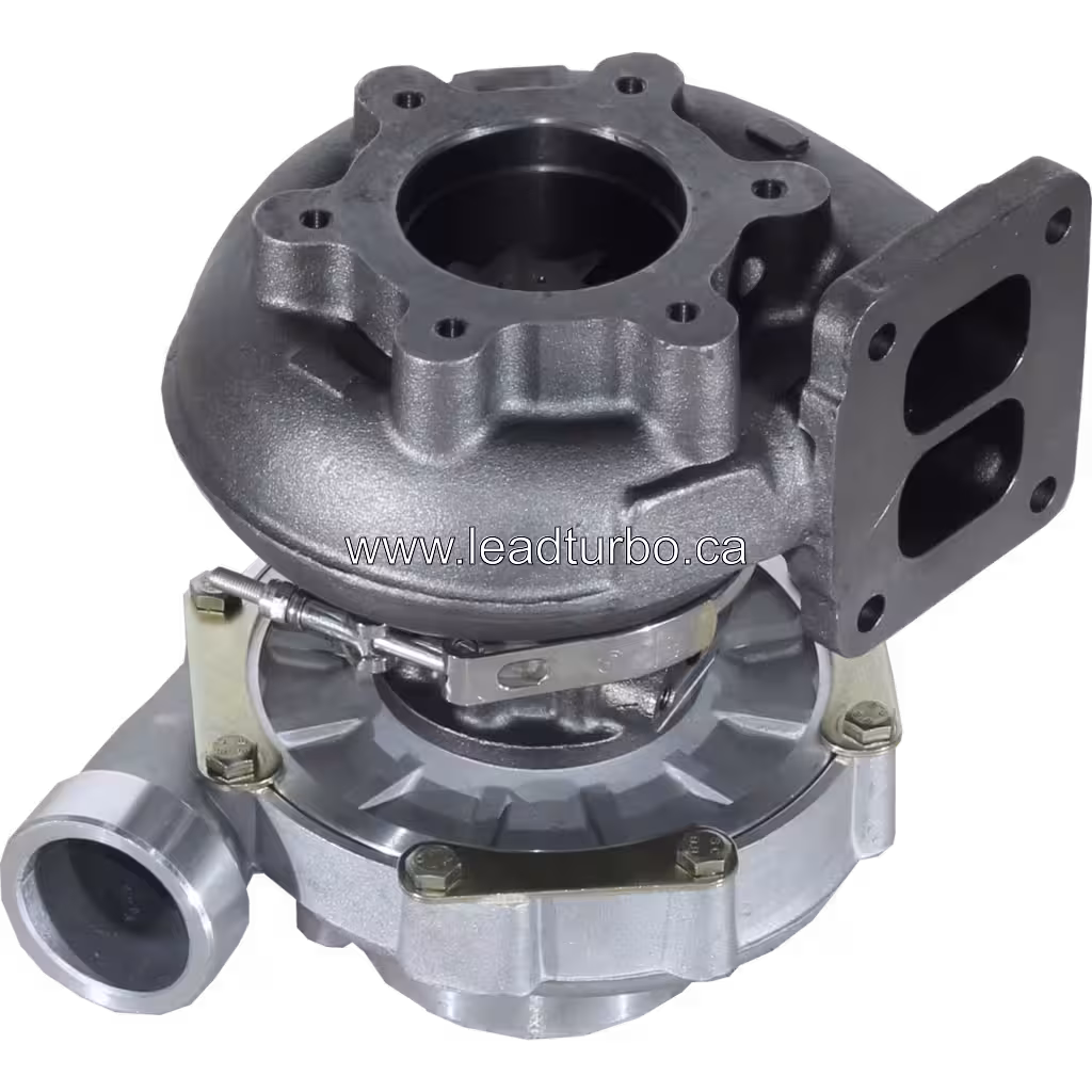 Turbocompresseur GT4288 avec roue de turbine et roue de compresseur visibles