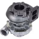 Turbocompresseur GT4288 avec roue de turbine et roue de compresseur visibles