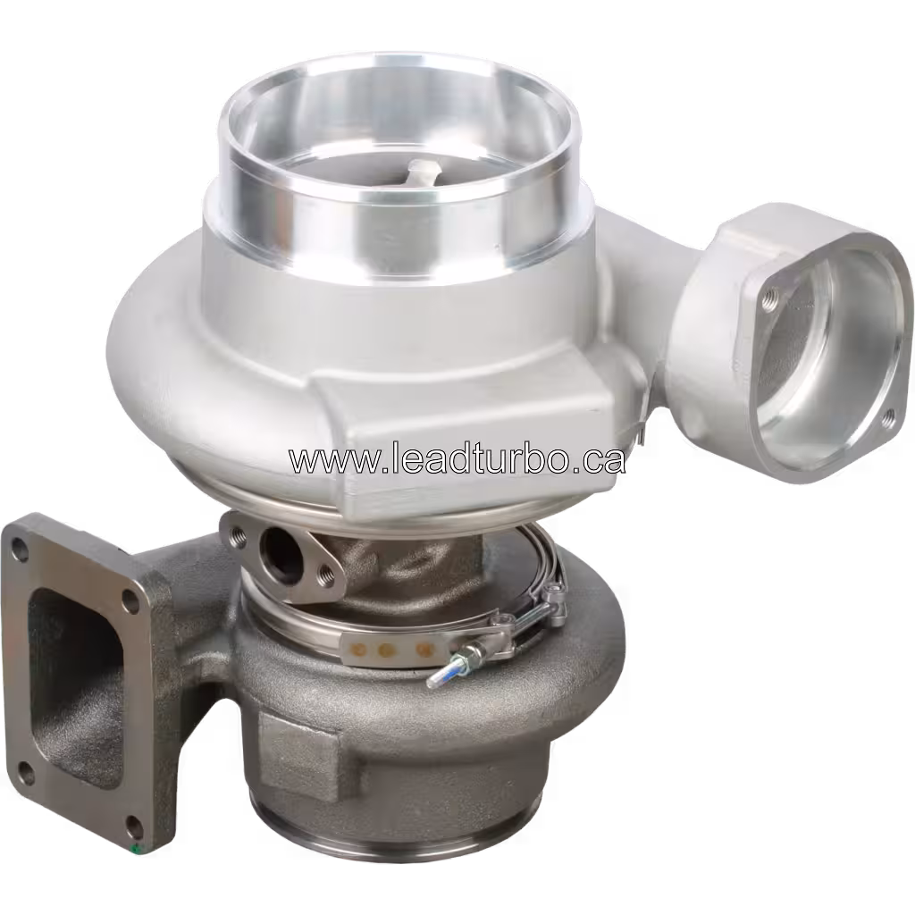 Turbocompresseur SE652CJ TD09L-34QRC pour Perkins 4006T et Cummins 45 degree view