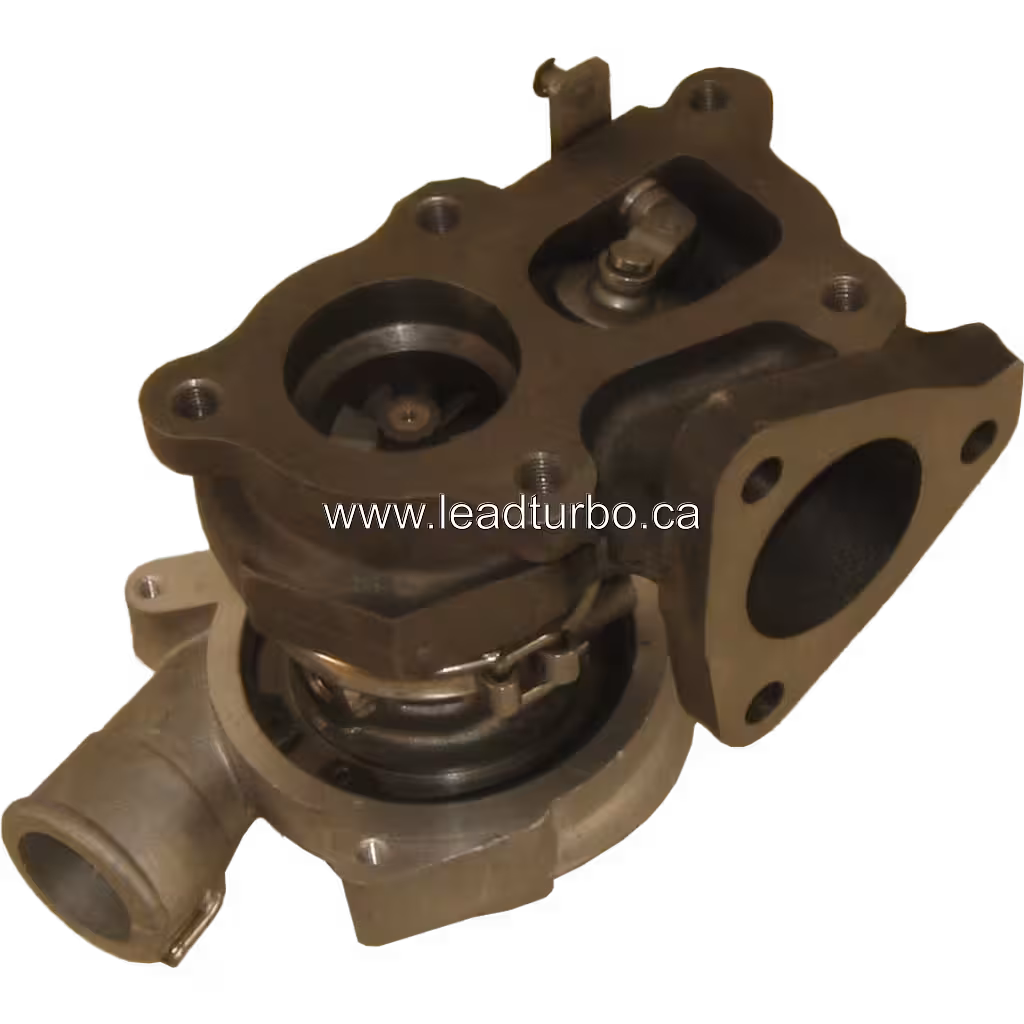 Turbocompresseur 49177-02511 vue du carter turbine avec roue interne visible