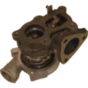 Turbocompresseur 49177-02511 vue du carter turbine avec roue interne visible