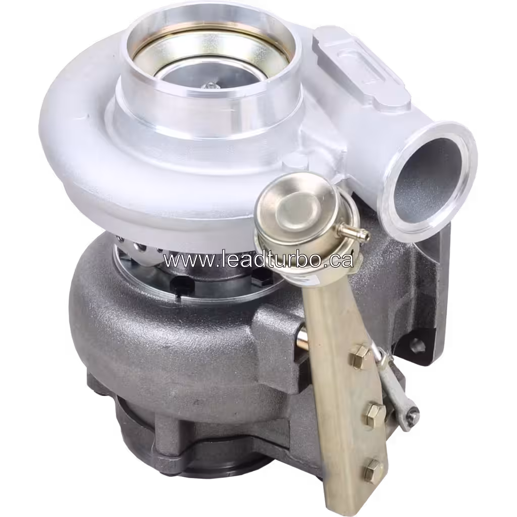 Vue latérale du turbocompresseur de remplacement 3598263