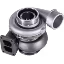 Vue avant du turbocompresseur pour camions Freightliner et Kenworth