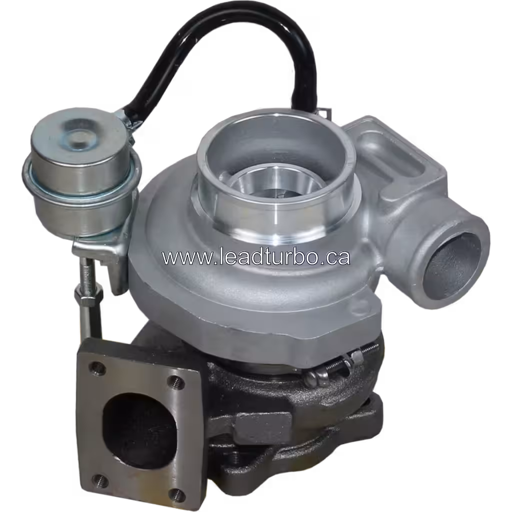 4037195 HX25W Turbocharger Replacement for IVECO Earth Moving Backhoe Loader 45 degree view