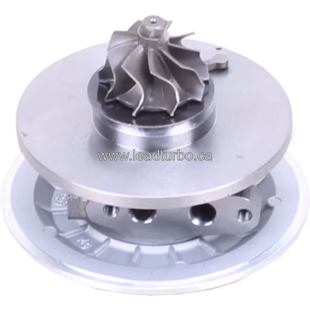 701864-0020 GT1749V Turbocharger Core for Toyota RAV4 1CD-FTV bottom 45 degree view