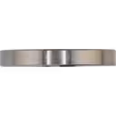 Front view of B2-3067NRAKB 0 70 silver metal thrust ring