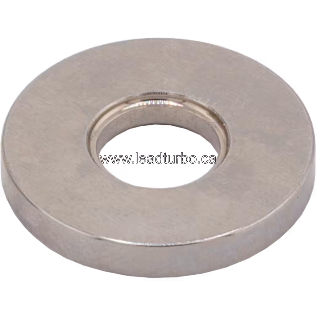 45-degree top view of Perkins 1106D turbo thrust ring central hole