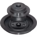 Komatsu excavator turbocharger component view
