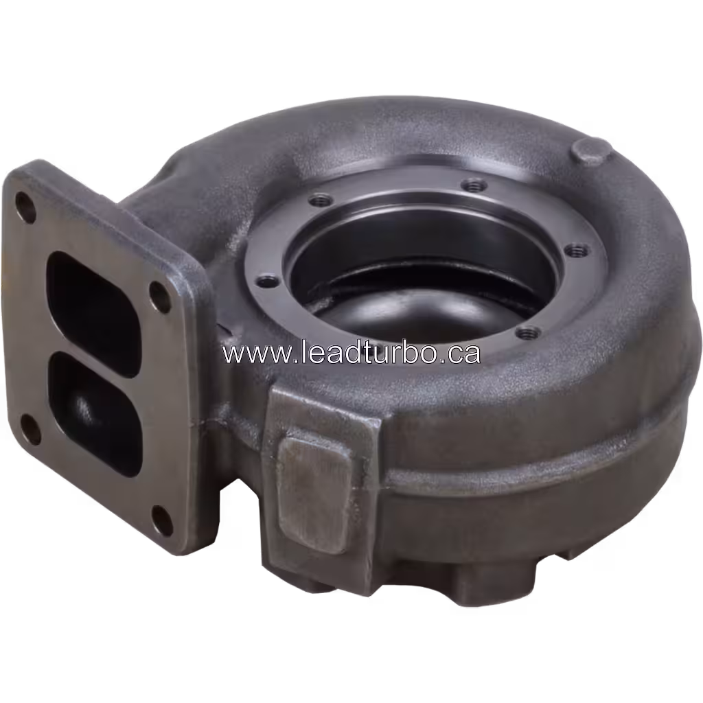 Vue du carter de turbine en fonte pour IVECO MARINE