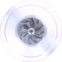 Vue avant du core GT2259LS FOR 24100-4631 avec roue compresseur et turbine