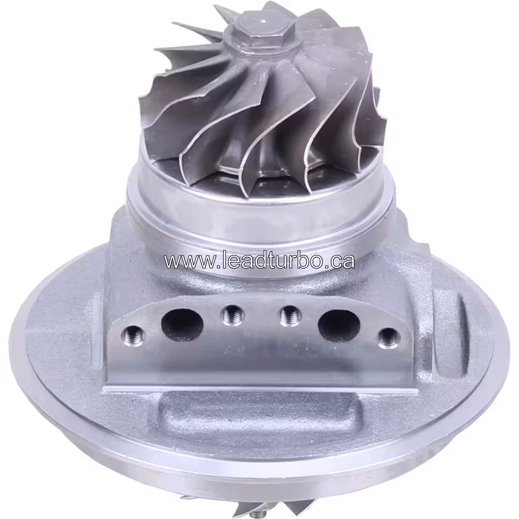 Core de turbocompresseur 6505-71-5950 vue de dessous 45 degrés