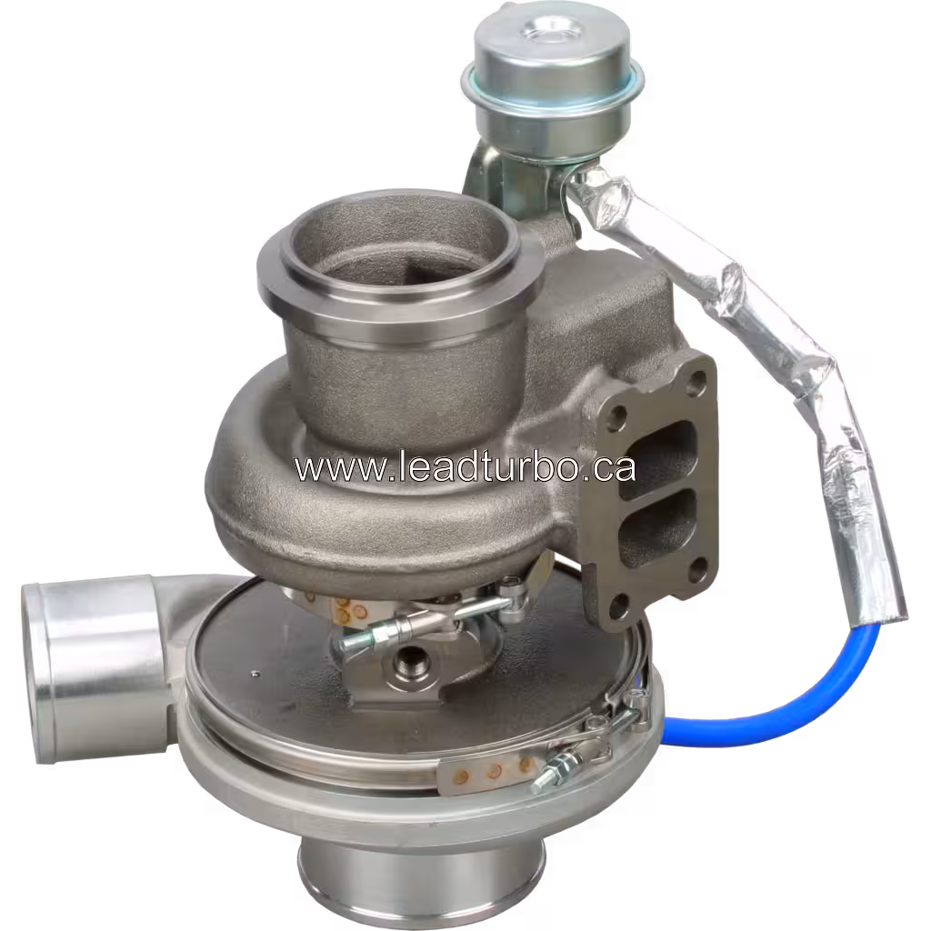 C7 Engine Turbocharger Assembly Side View