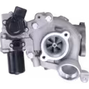Turbocompresseur RHV4 17201-78032 vue avant pour Toyota 1VD-FTV