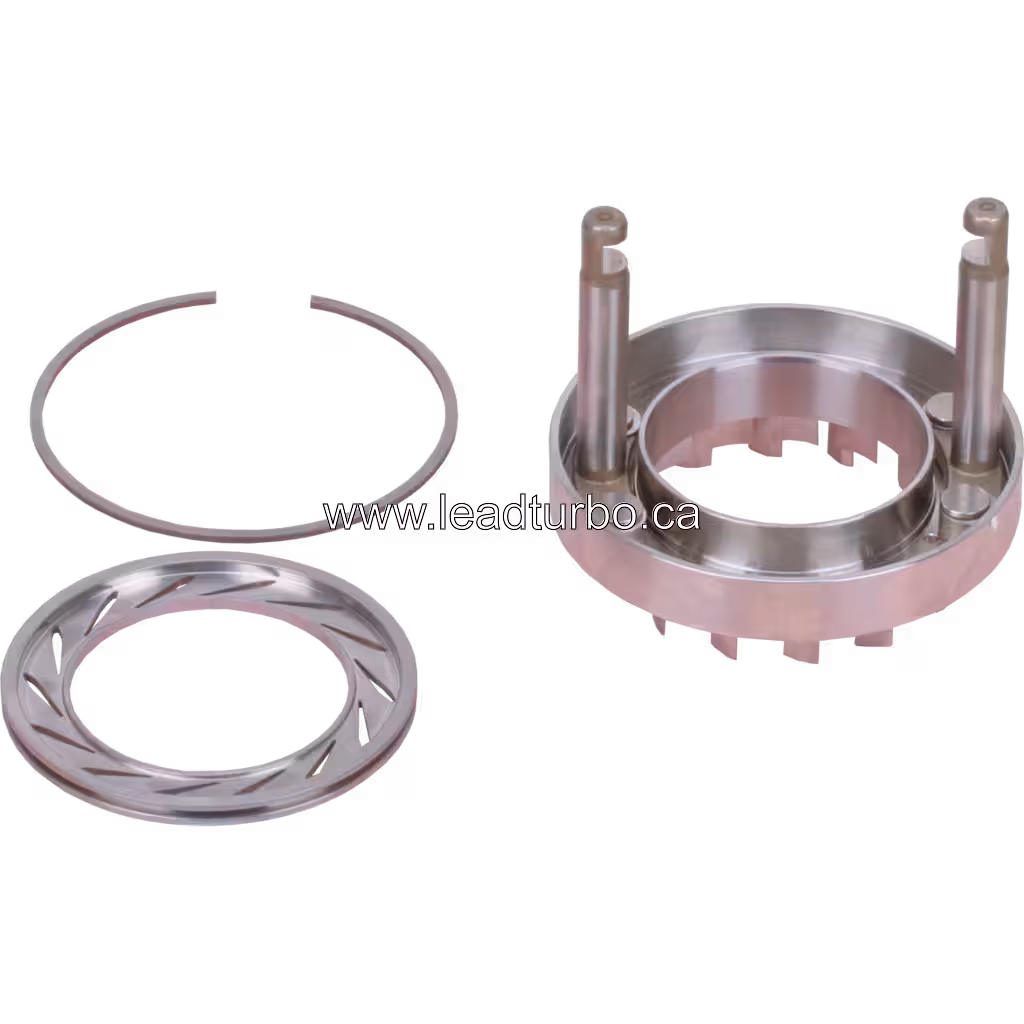 J96 turbo nozzle ring assembly top view