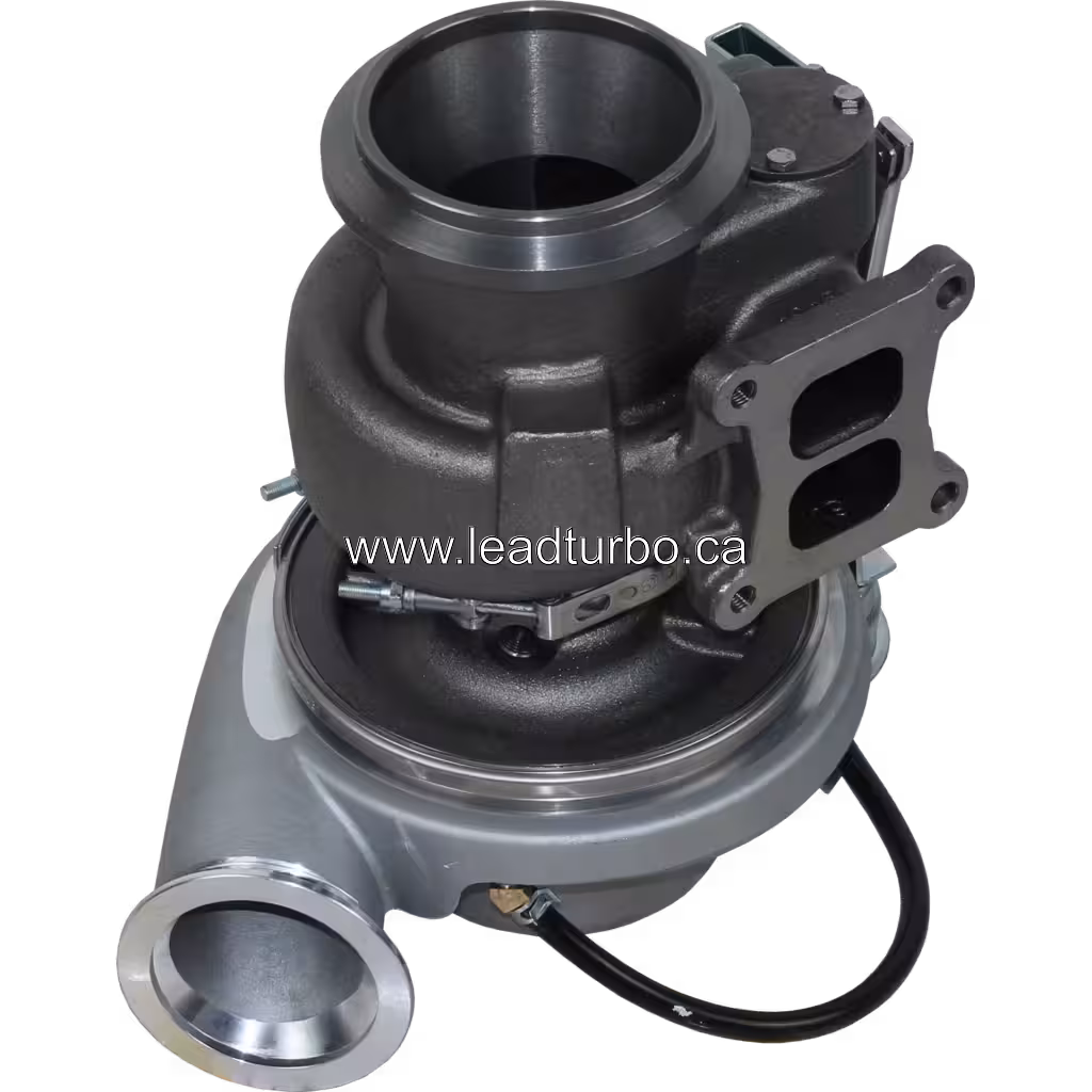 4036915 HX55W Turbocharger Replacement for Cummins M11 Tier-3 bottom 45 degree view