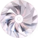Aftermarket FOR 4090052 CW compressor wheel with central mounting hub and silver finish