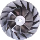FOR 4956104 CW HX83 compressor wheel front view showing curved blades and central hub