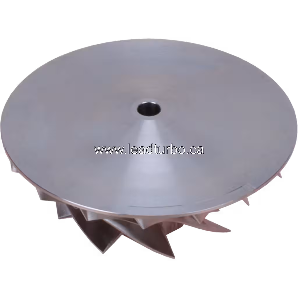 QSK19 800HP turbo compressor wheel side view