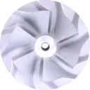 Roue de compresseur 442476-0019 pour Komatsu S6D125