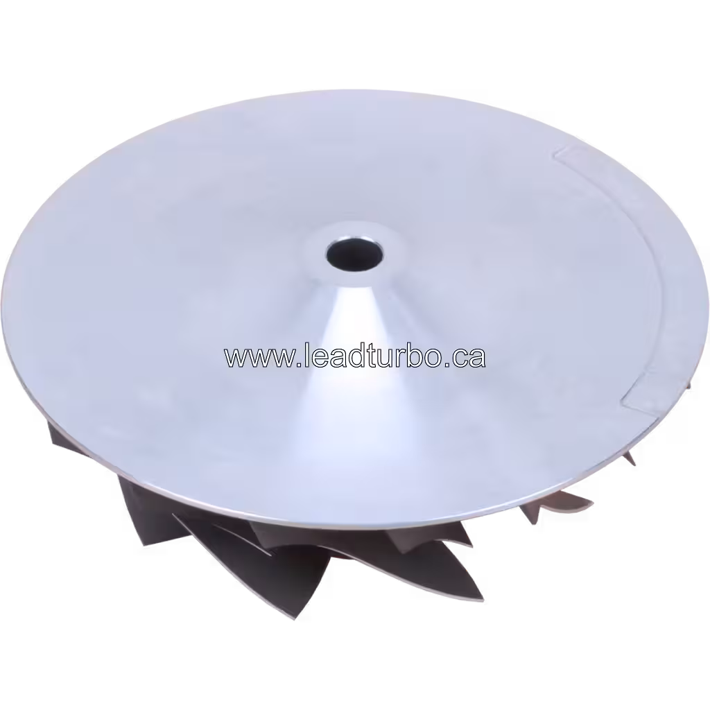 Détail de la roue de compresseur pour Cummins K38 marine