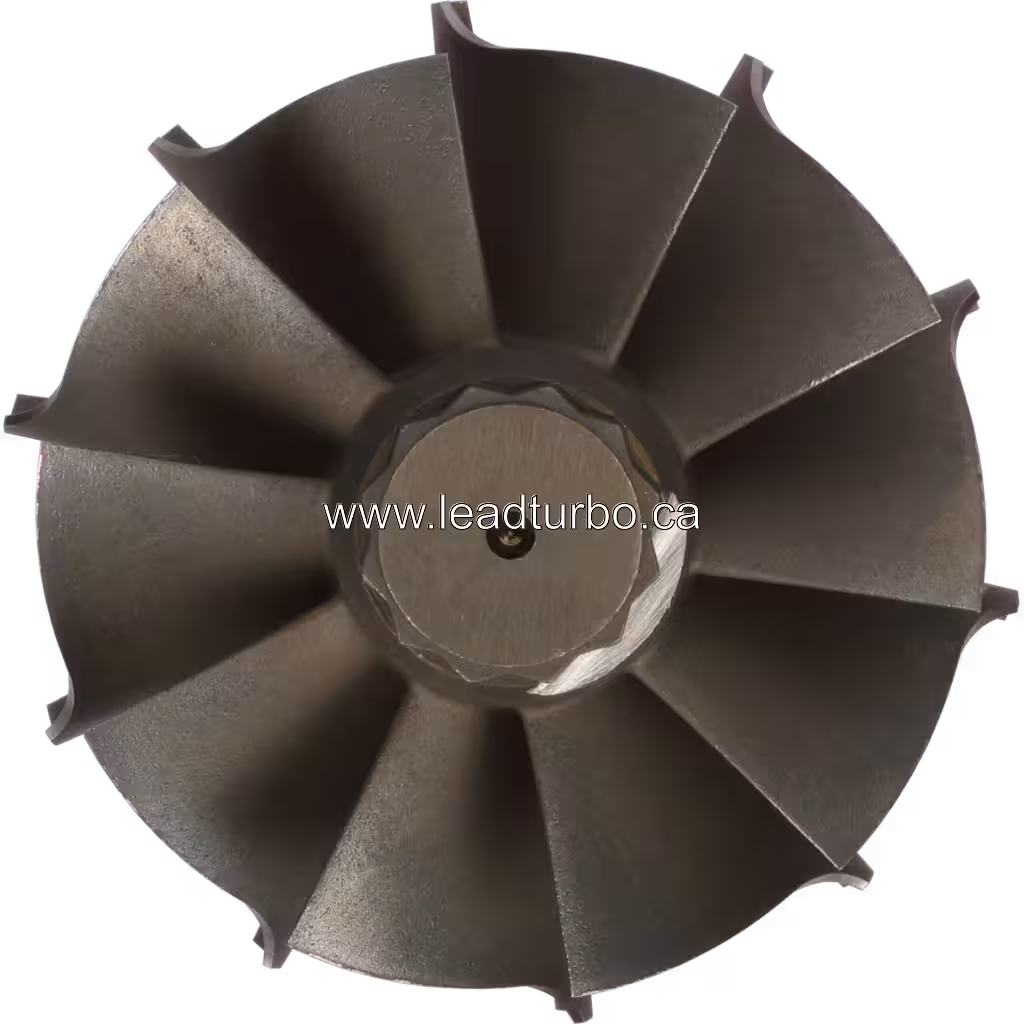 Close-up of 313569 turbine wheel blades
