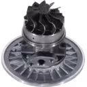 447450-0197 turbo core bottom view with radial cooling fins