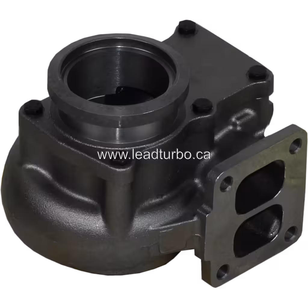 Cartouche turbine en métal moulé avec support d'actionneur et orifice de palier central