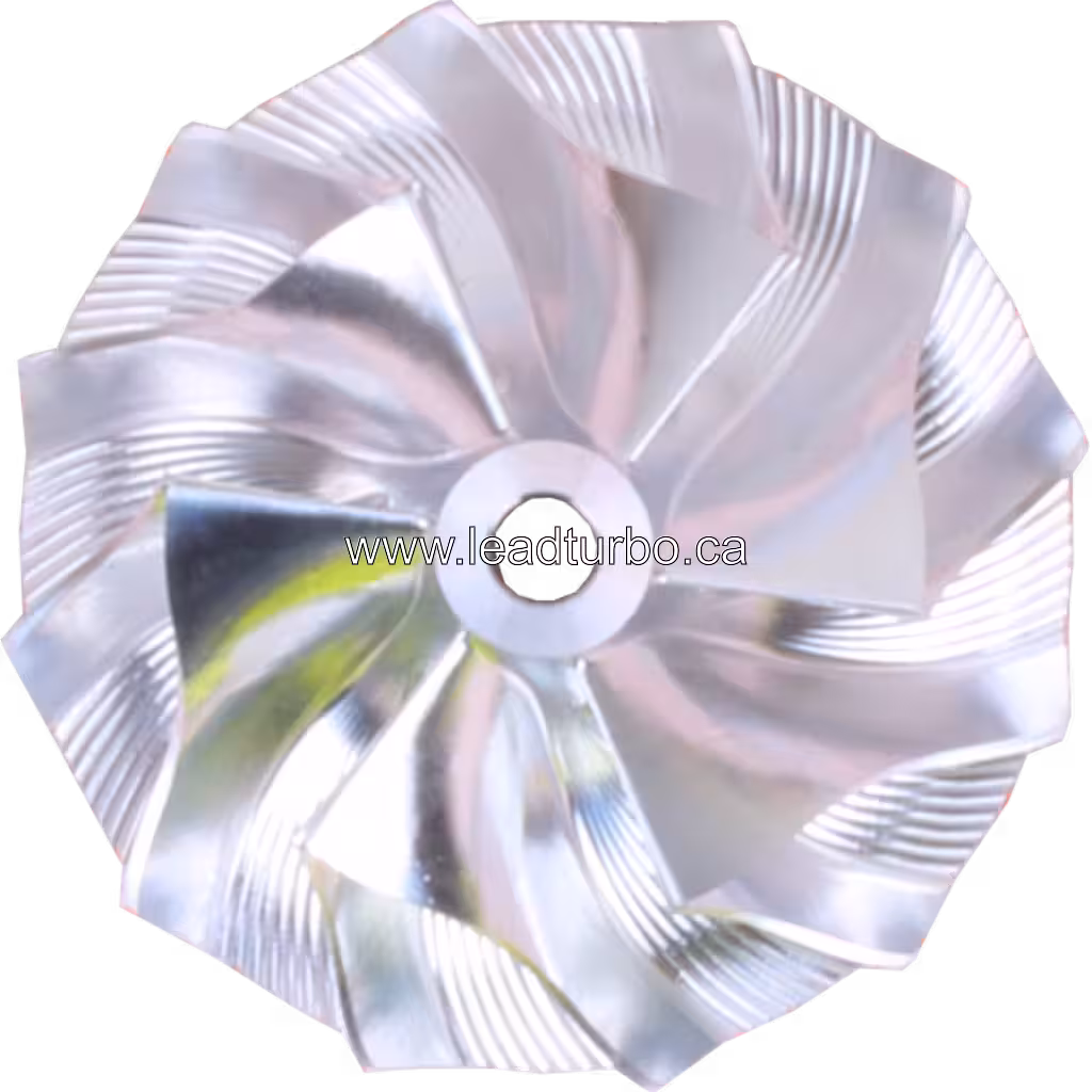 Détail de la roue compresseur turbo J96 pièce de rechange