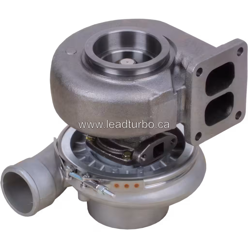 Turbocompresseur 3528929 H1E pour Perkins CV8 360G – Remplacement Aftermarket bottom 45 degree view