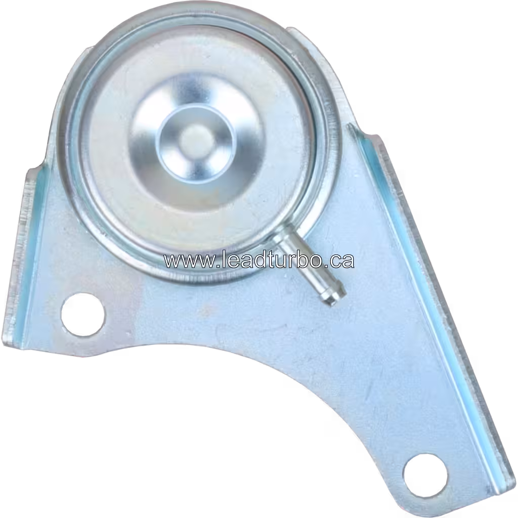 Top view of FOR 3538834 AC-U actuator showing two mounting holes and push rod