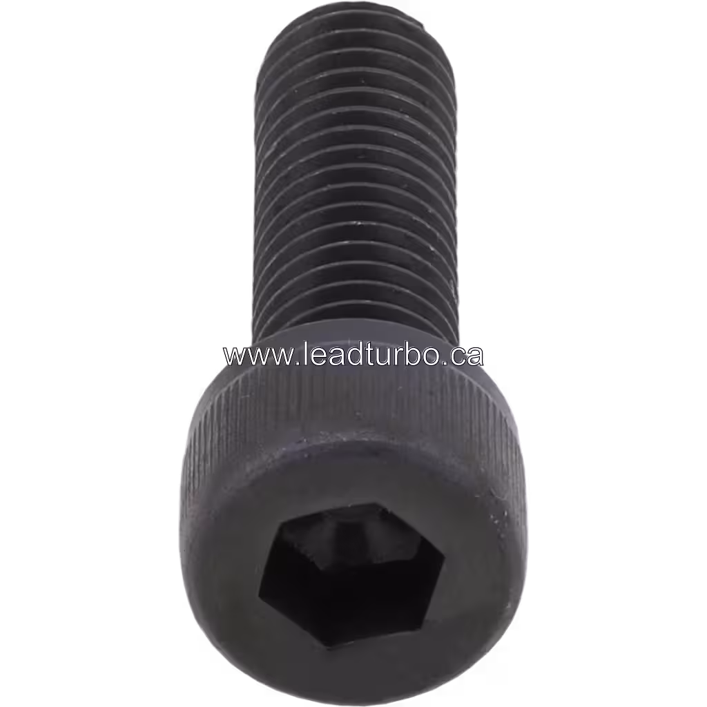 Vue de dessous du bolt turbo HX83, tige filetée complète