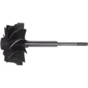 Vue latérale de la roue de turbine 442480-0005 TW avec arbre long