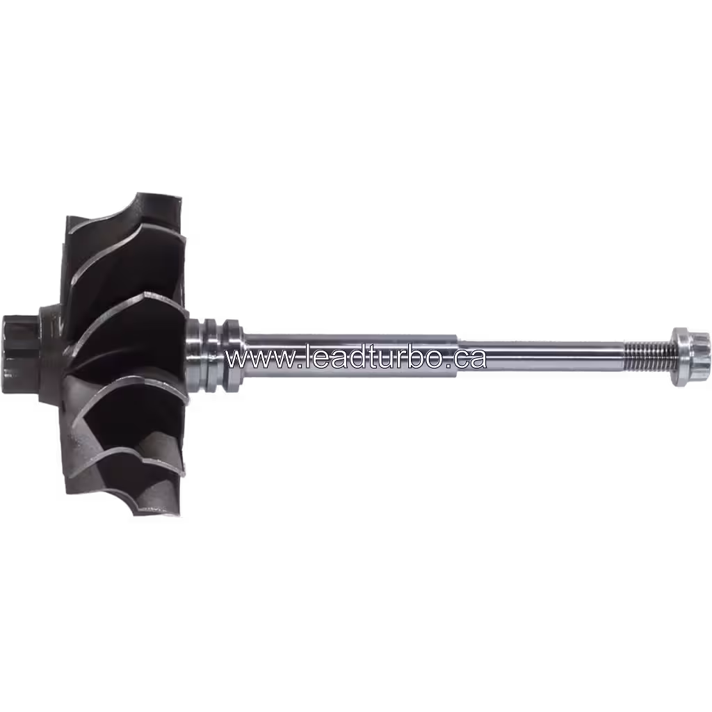 Roue de turbine 49187-00220 TW avec arbre long et aubes radiales