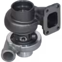Turbocompresseur 466898-5006 vue inférieure 45 degrés avec cartouche centrale