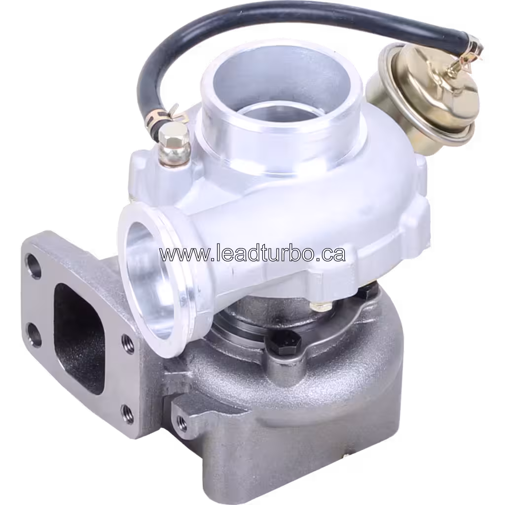 Vue avant du turbocompresseur diesel pour camion Mercedes-Benz