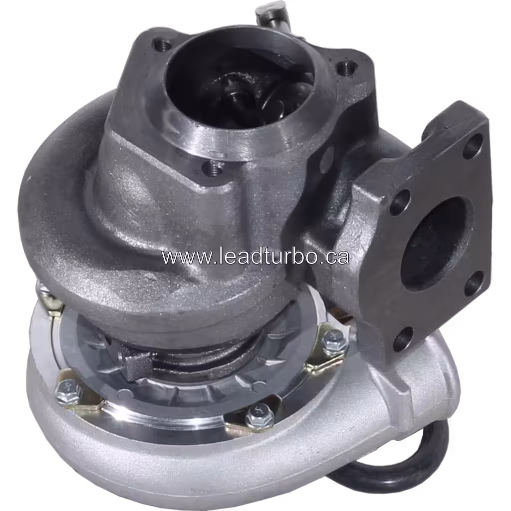 GT2052 turbocharger compressor housing detail
