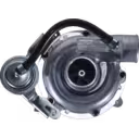 8971397243 RHF4H- turbocharger front view with V-band compressor flange
