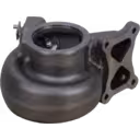 Vue du carter turbine en fonte pour moteur diesel