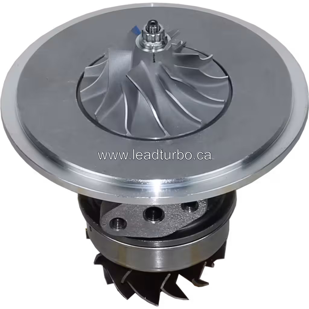 Core Turbo 447450-0106 TO4E35 pour Perkins 1006 et Cummins 45 degree view