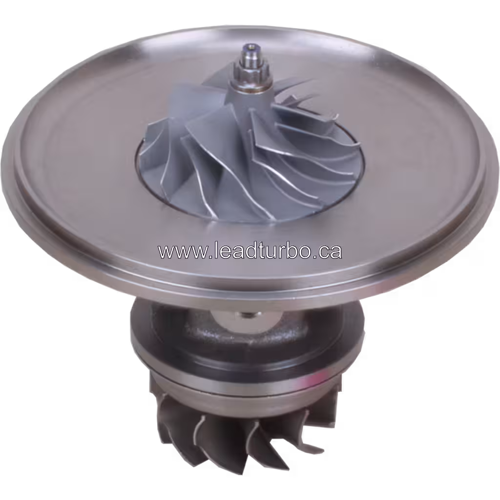 Nissan FE6T turbo core assembly with turbine and compressor wheels