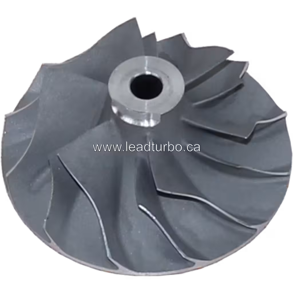 Roue de compresseur 49178-09610 CW TD05H-12B vue de dessus