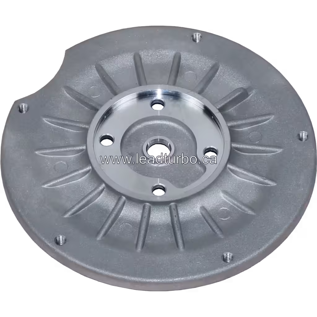 Aftermarket turbo back plate for core repair