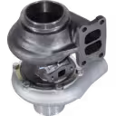 Vue du dessous du turbocompresseur 1155853 avec bride de carter turbine à 4 trous