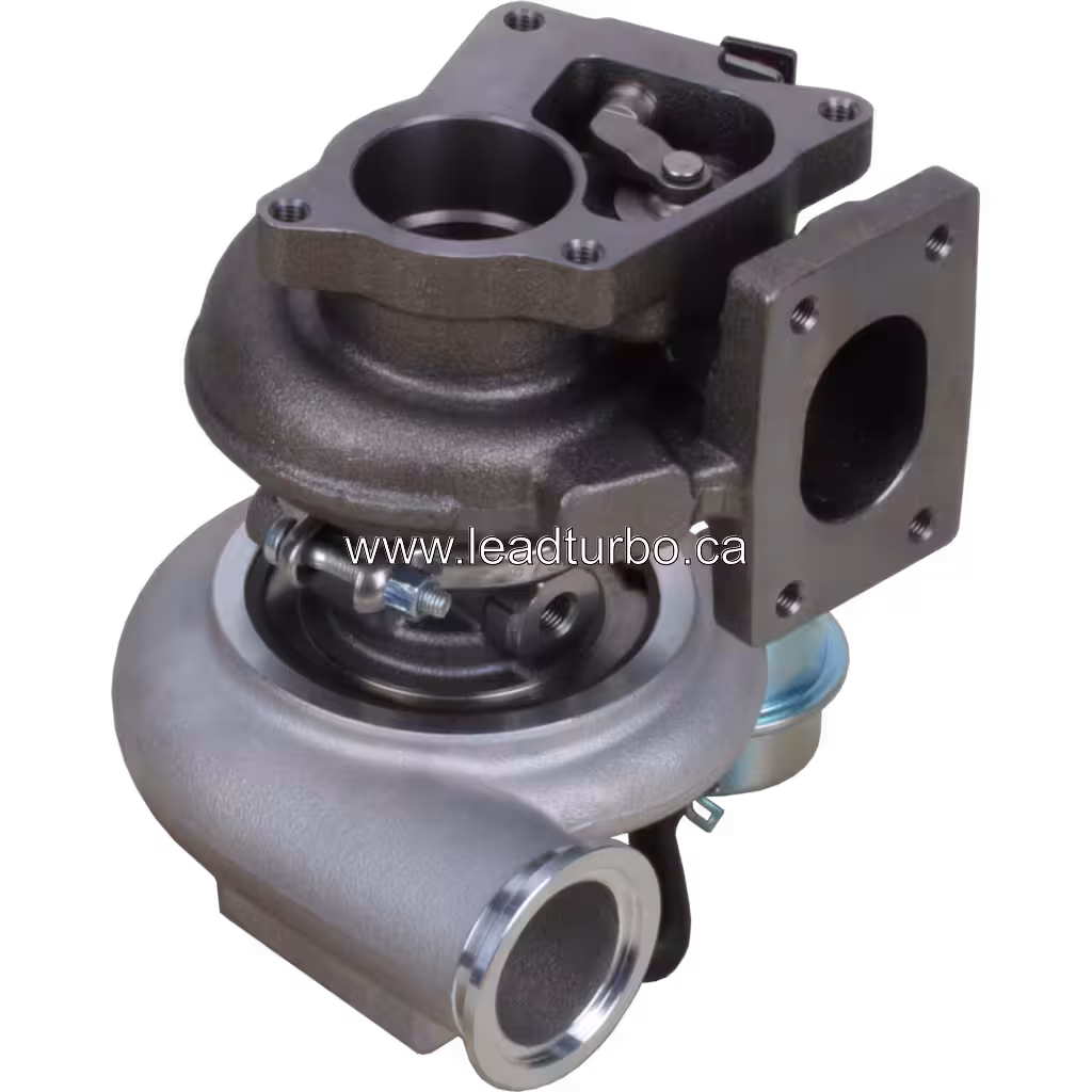 Turbocompresseur 3787094 HE200WG HE211W pour Cummins ISF PU201 bottom 45 degree view