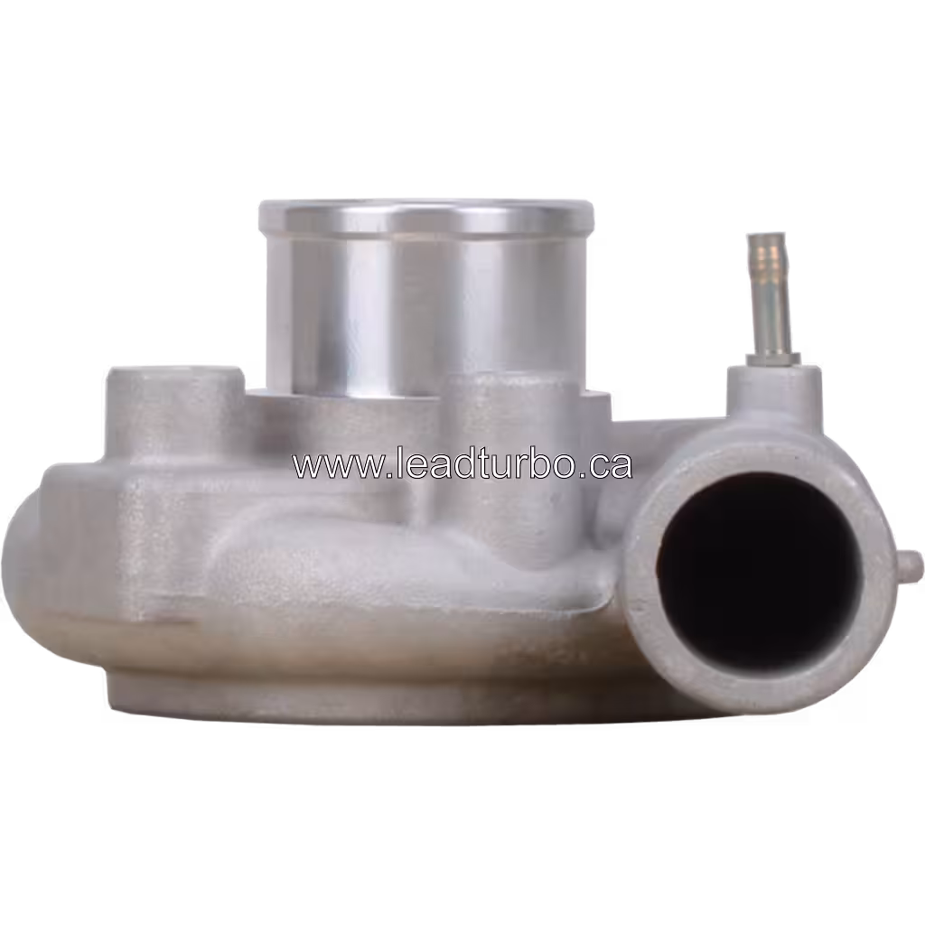 Silver cast metal J96 turbo compressor housing 49131-05210 CH with central threaded opening
