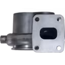 49178-03123 TH turbine housing front view with rectangular flange