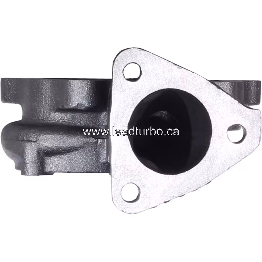 Turbine housing 452540-0003 GT1749S vue avant avec bride triangulaire