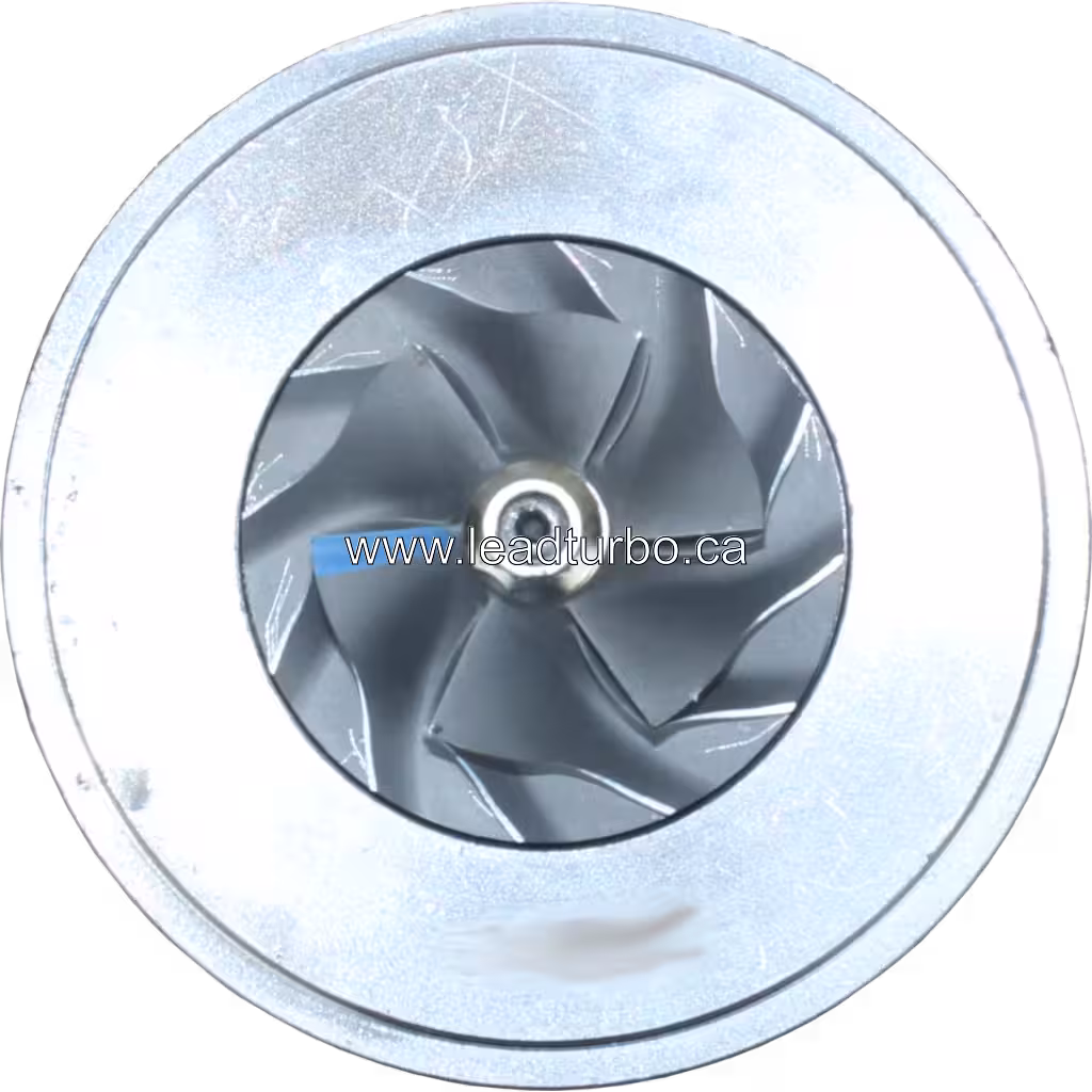 Mercedes OM602 turbo core assembly with cast housing and cooling fins