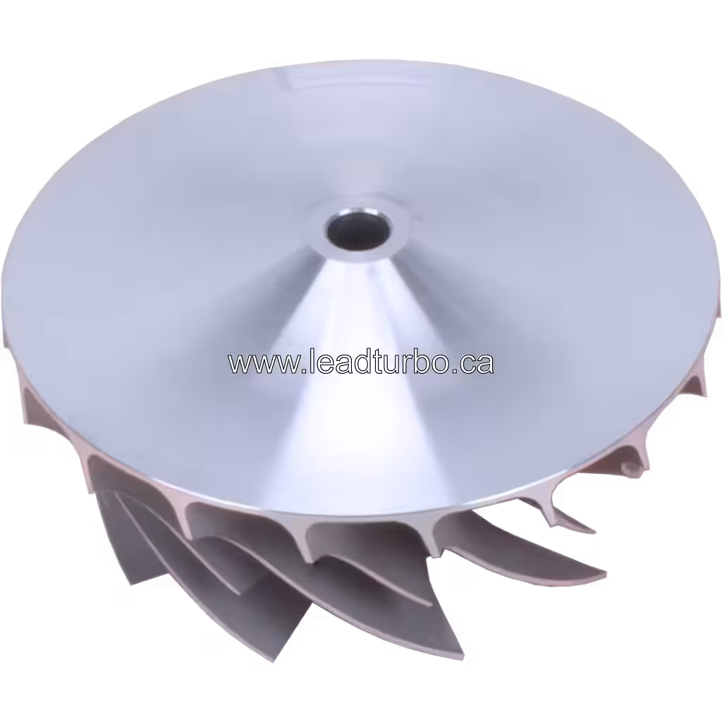 Compressor wheel 6502-52-1010 vue arrière montrant la plaque arrière plate